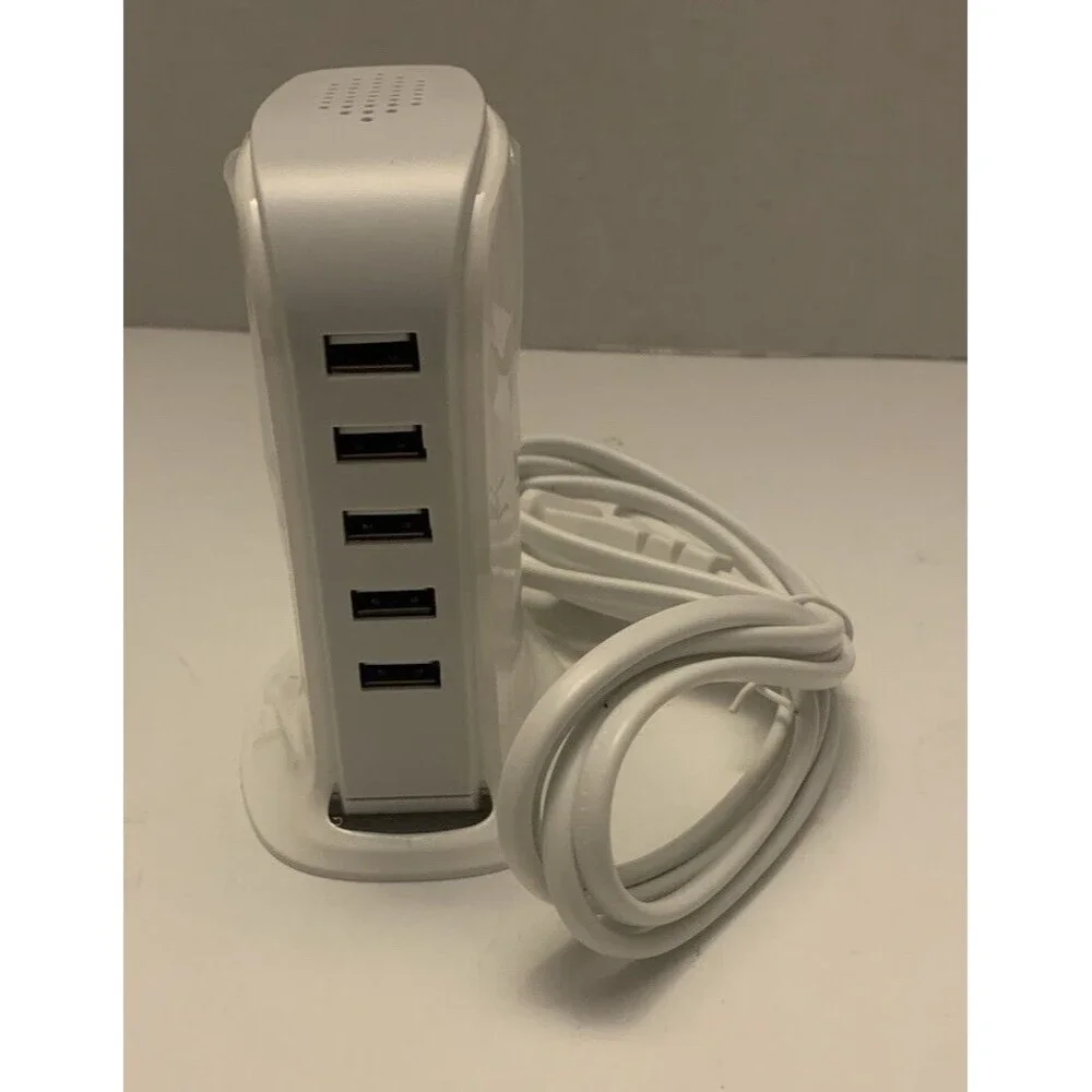 20W Multi 5 Port USB Charger Desktop Hub Fast Charging Station Adapter 5V/4A US